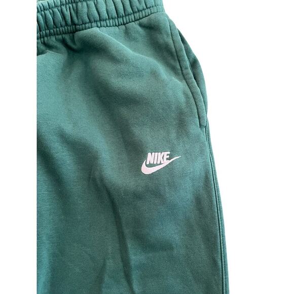 Nike Men's Green Sportswear Club Fleece Pull On Trouser Pants Size Small - Picture 9 of 10